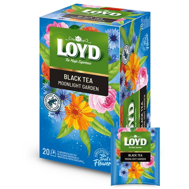 Czarna Herbata Ekspresowa Moonlight Garden Aromatyzowana Loyd 20T