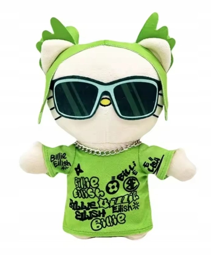 Pluszak Billie Eilish Hello Kitty miś przytulanka maskotka prezent