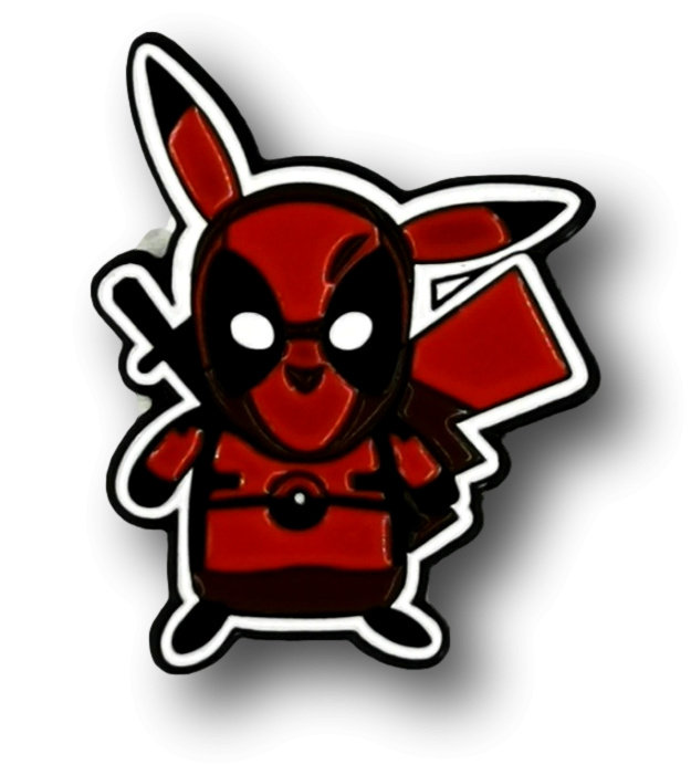 Przypinka Metalowa Czerwony Pikachu Metal Pin
