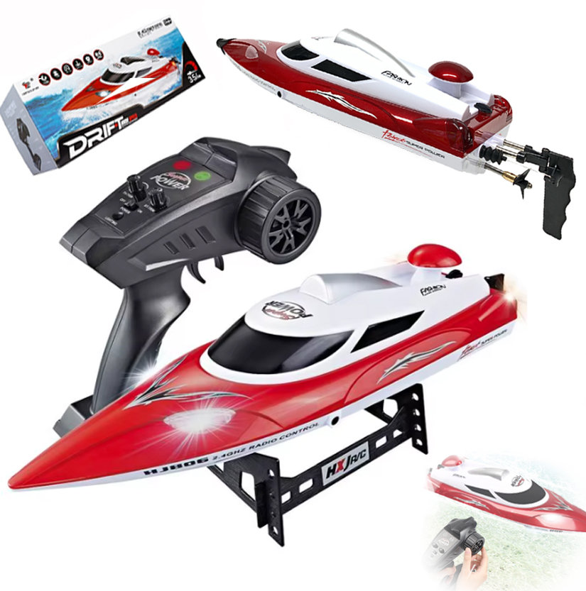 MOTORÓWKA ŁÓDKA BOAT ZDALNIE STEROWANA PILOT RC ŁÓDŹ HJ806 WYŚCIGOWA 35KM/H IDEALNA NA PREZENT