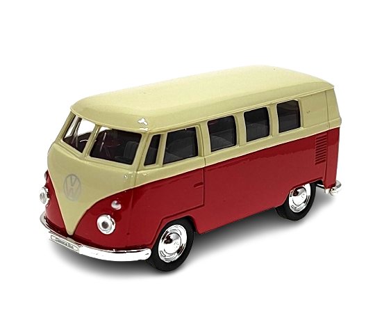 Welly Volkswagen 1963 T1 Bus - czerwony.