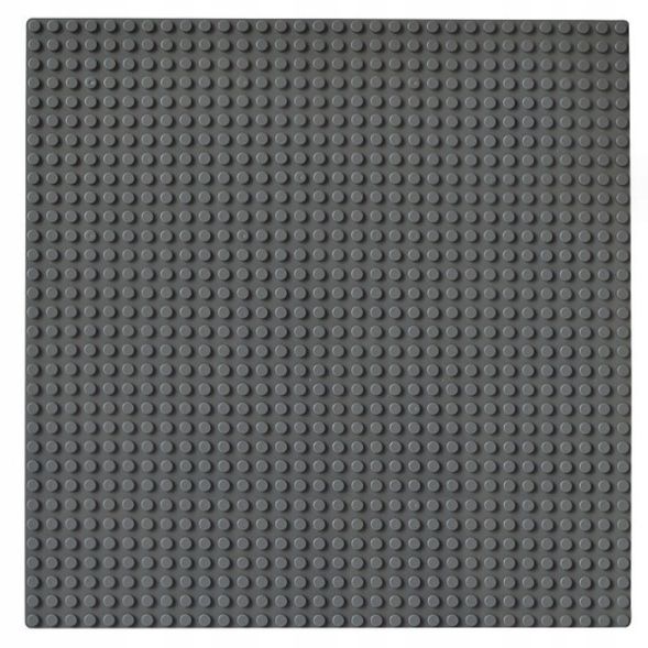 Płyta Konstrukcyjna Bazowa Do Klocków Podstawka Do Budowania Szara