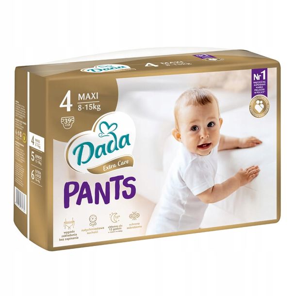 Pieluchomajtki Dada Extra Care Pants Rozmiar 4 39szt.