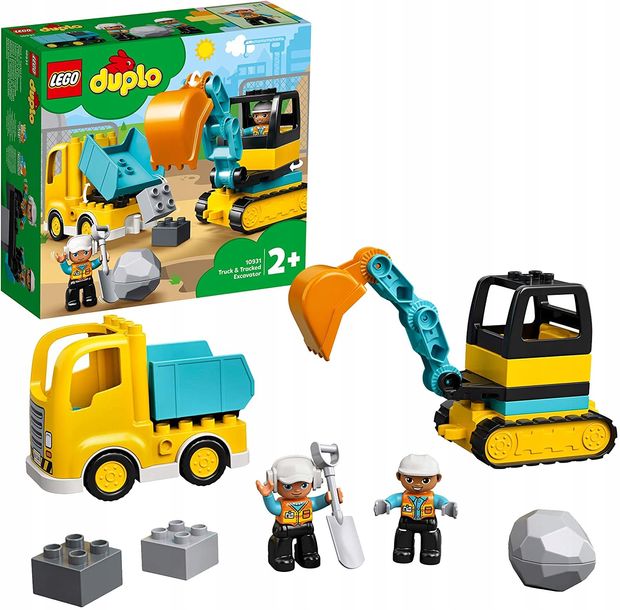 LEGO Duplo 16697162 Ciężarówka i koparka dla dzieci +2lata prezent edukacyj
