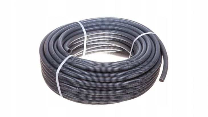 tt plast Rura karbowana PVC 320N fi28/23mm szara RKLS 28/23 10019 /25m/ 10019