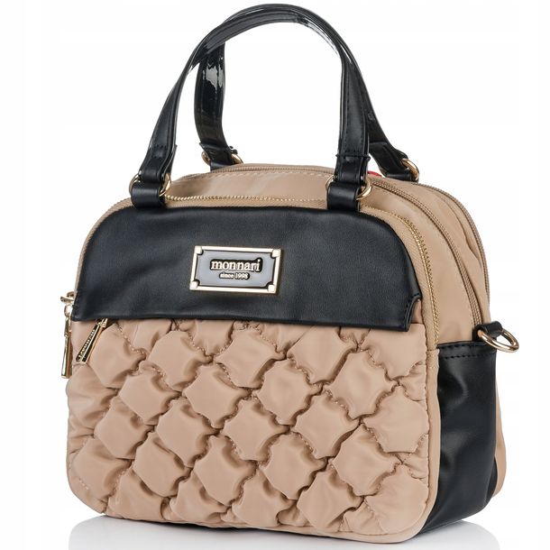 MONNARI LISTONOSZKA TOREBKA DAMSKA Casualowa Beżowa czarna
