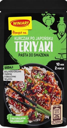 Winiary Pomysł na... Pasta do smażenia kurczak po japońsku Teriyaki 65 g