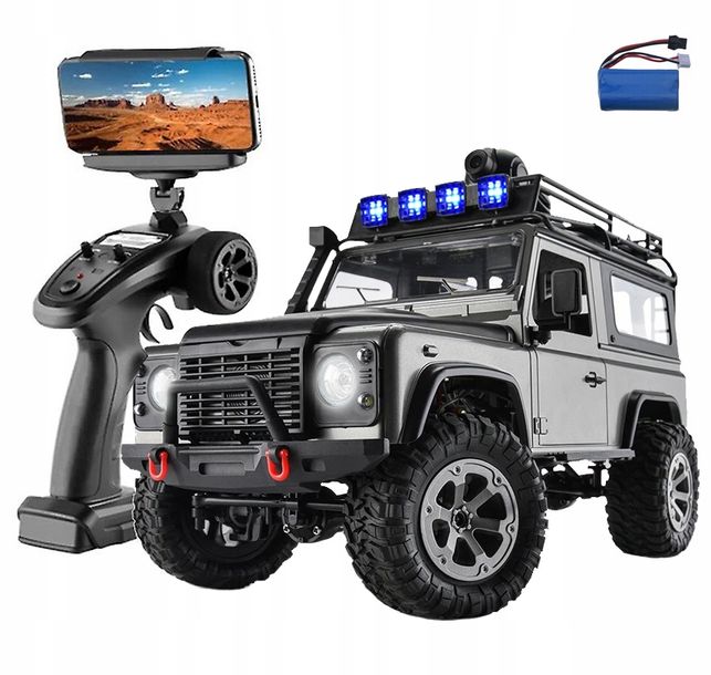 Samochód Zdalnie Sterowany 2w1 Crawler Jeep Z Kamerą Podgląd Fpv Auto Rc