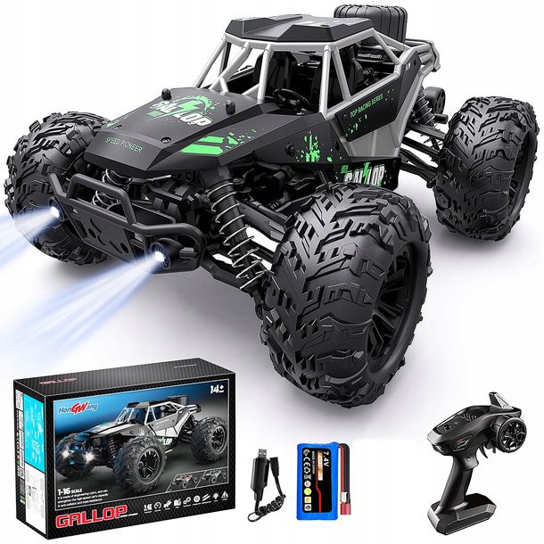 Szybki Samochód Zdalnie Sterowany Monster Truck Auto Rc 4x4 Crawler 40 Km/h