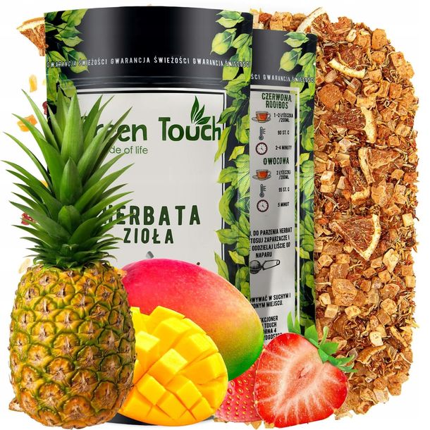 Herbata owocowa MANGO TANGO ananas szafran 50g