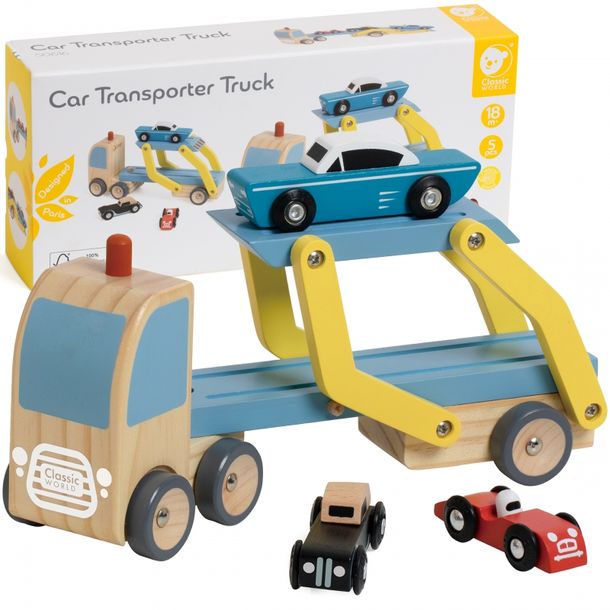 Laweta Drogowa Zestaw 3 Aut - Pomoc Drogowa Classic World Pojazdy Samochody