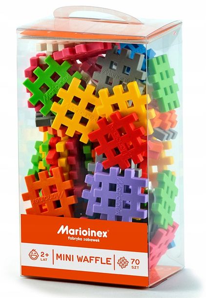 Marioinex Klocki Wafle Mini, 70 szt, kreatywne