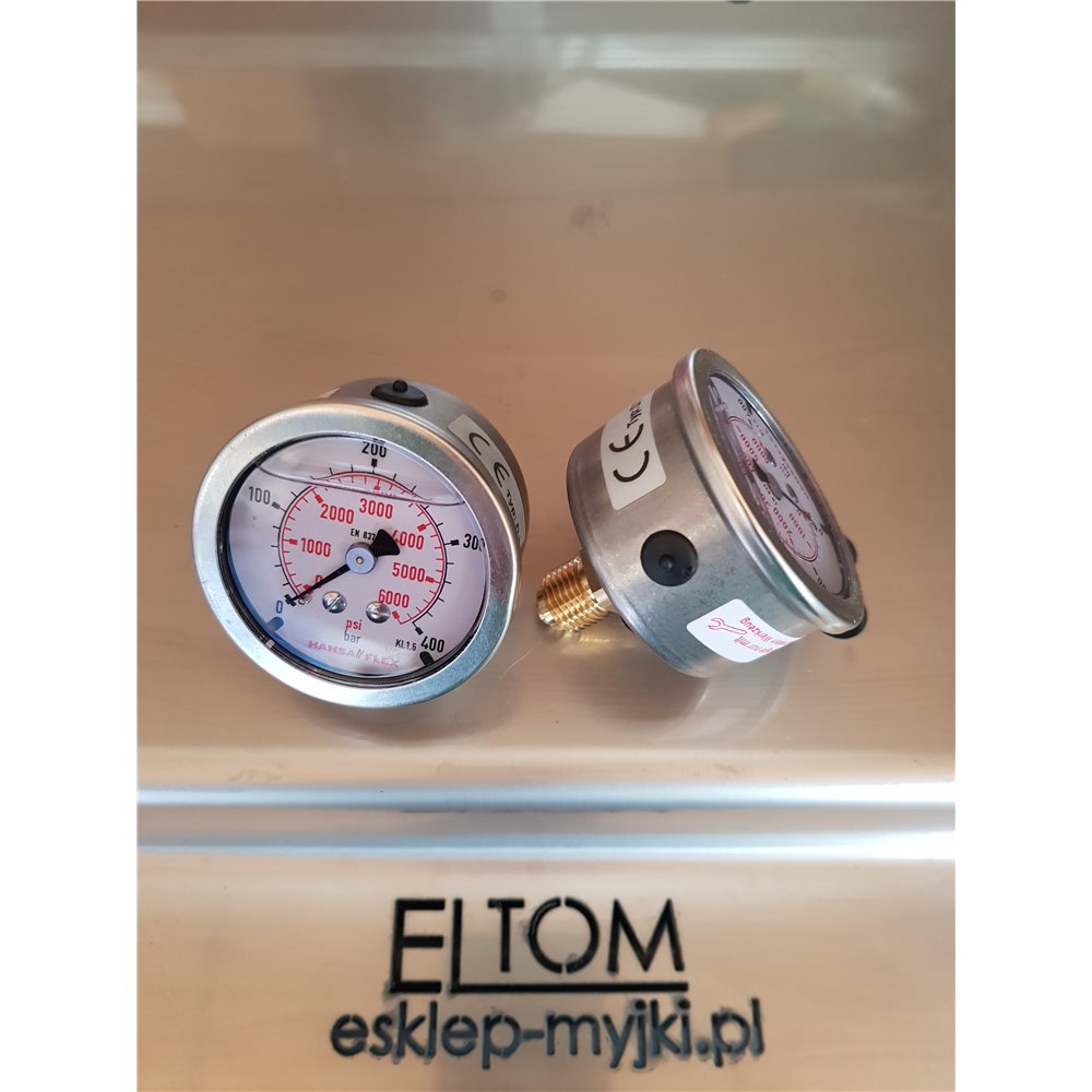 Manometr Dn.50 0 - 400 bar 1/4