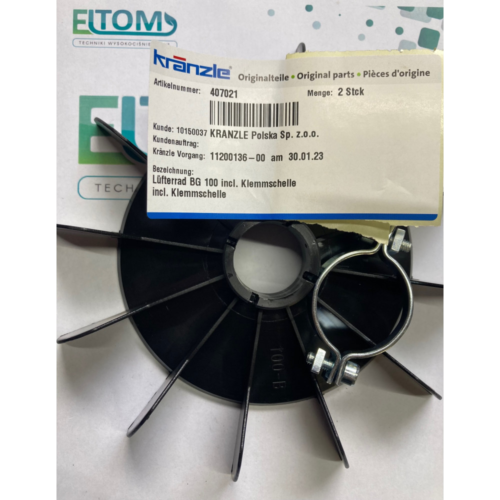 407021 Wentylator Silnika BG100