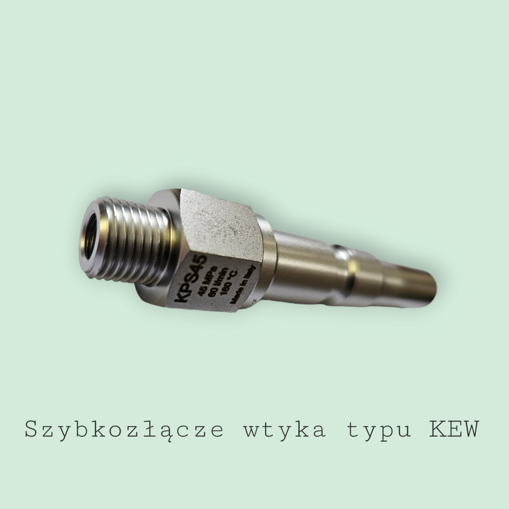 Szybkozłącze wtyka typu KEW 1/4