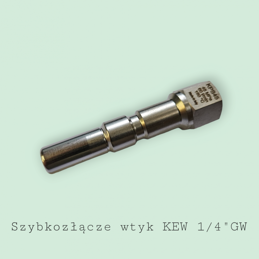 Szybkozłącze wtyka typu KEW 1/4”GW