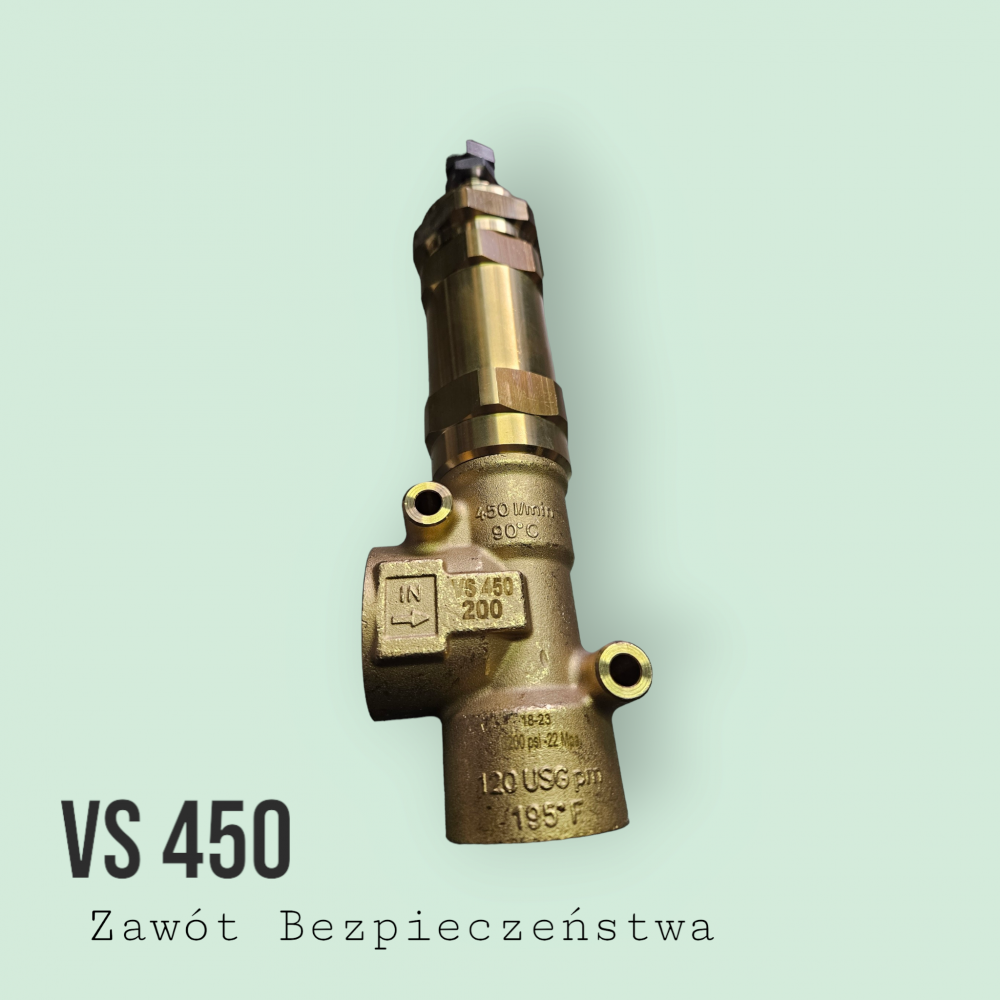 Zawór bezpieczeństwa PA VS450 200bar 450l/min