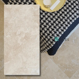 Tiles Tawertyn Light Medium VC Wypełniony Szlifowany 120x60x2 cm