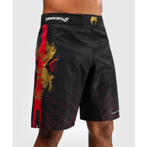 Venum x Tekken Spodenki MMA Fightshorts Marshall Law Black/Red/Gold