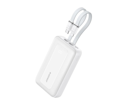Anker Power Bank 10000mAh 30W z wbudowanym kablem USB-C/Lightning