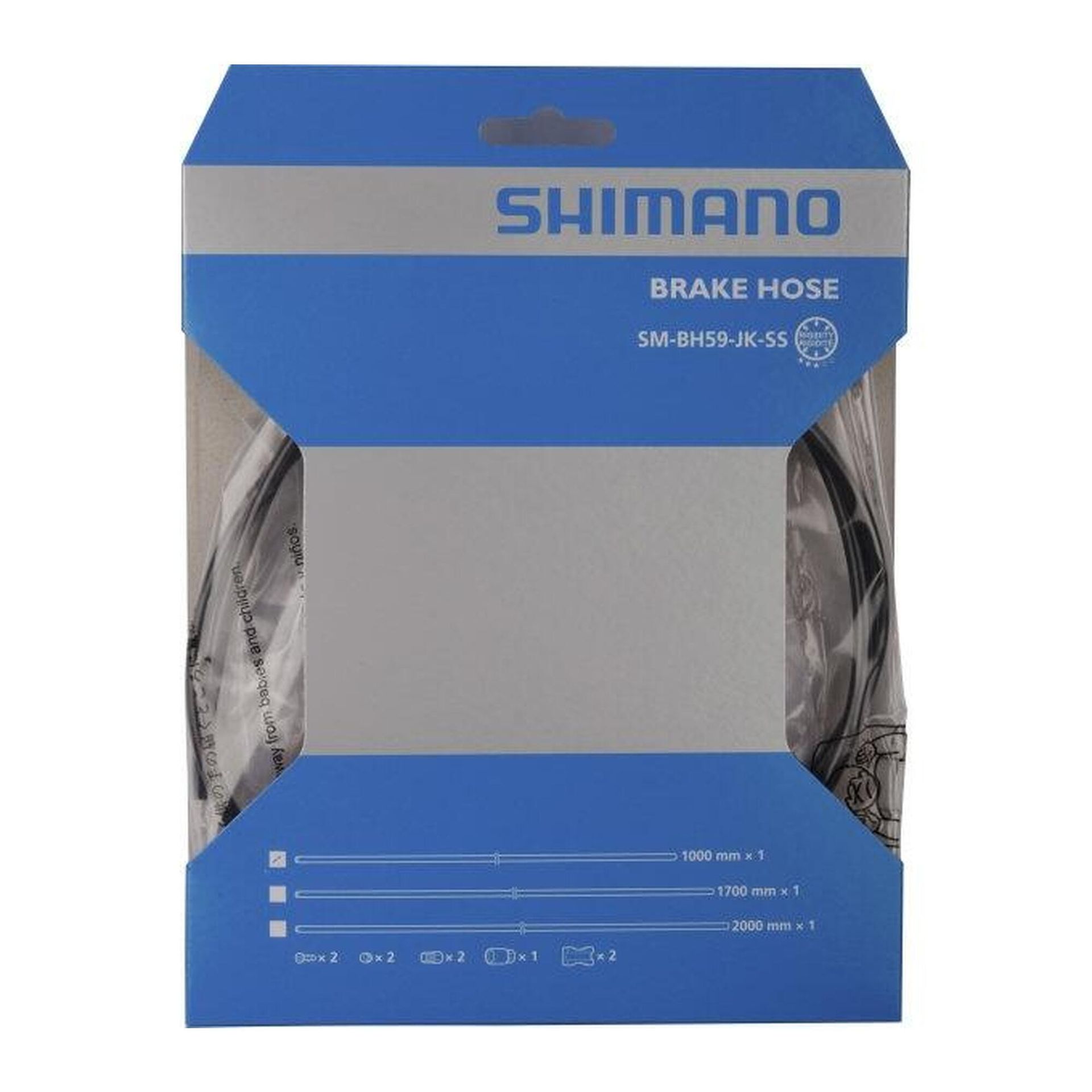 Shimano Przewody hamulcowe bh59-JK 1000 MM Schw anschl proste. M. TL-bh61 ESMBH59JKL100