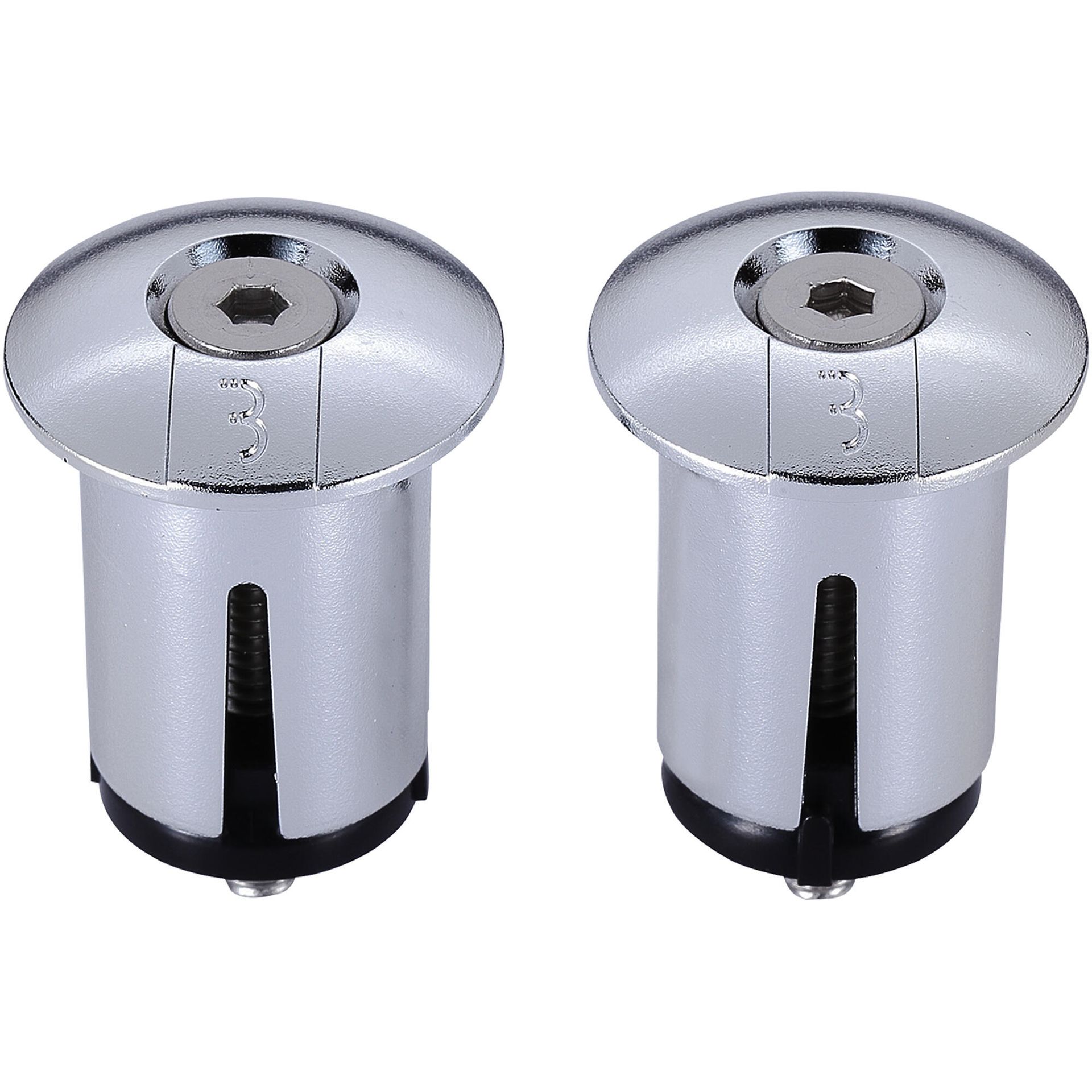 BBB kierownica pasek czapki z daszkiem screwon BHT-96, chrom, 2 sztuki, 2.929.779.609 F-BHT-96-SV (BBB-F-BHT-96-SV)