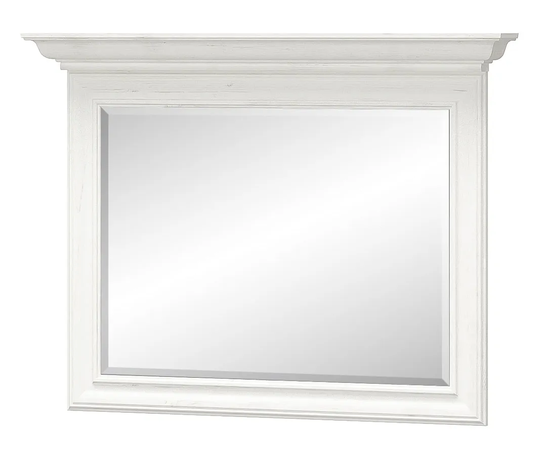 Białe klasyczne lustro w ramie W9-S67