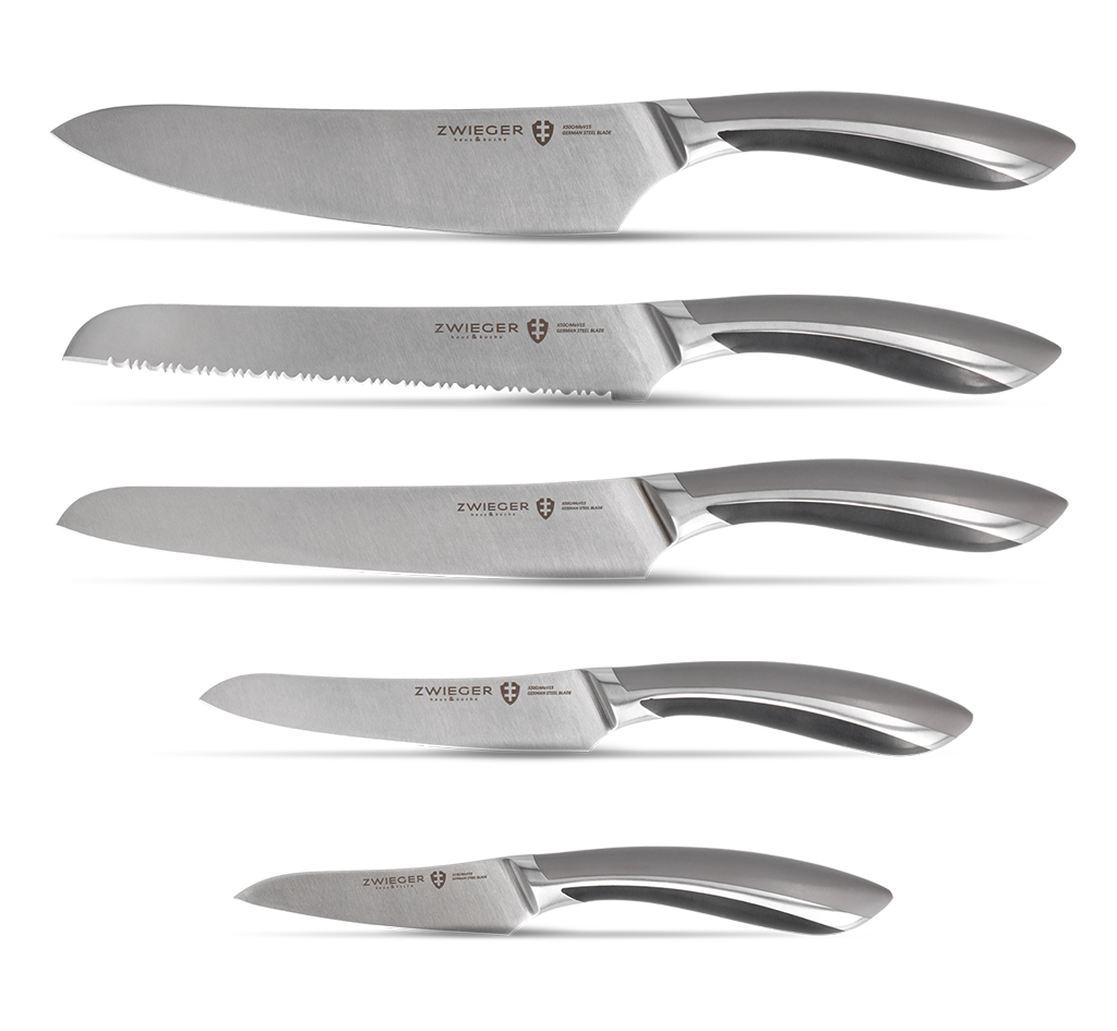 Zestaw noży 5 el. Black Stone Zwieger
