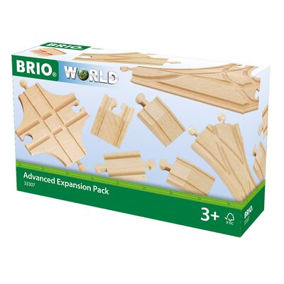 Brio Zestaw szyn do kolejki tory 11 sztuk