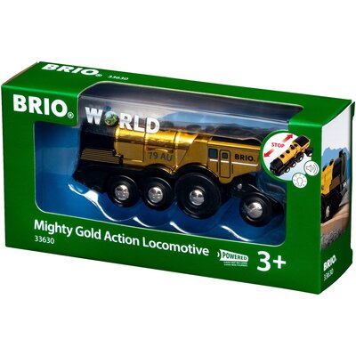 Brio World Złota Lokomotywa Mighty Gold