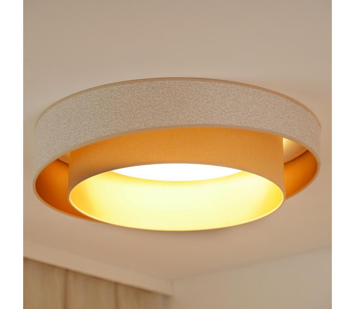 Brilagi - LED Plafon VEGAS SHINE LED/24W/230V śr. 60 cm beżowy/kremowy