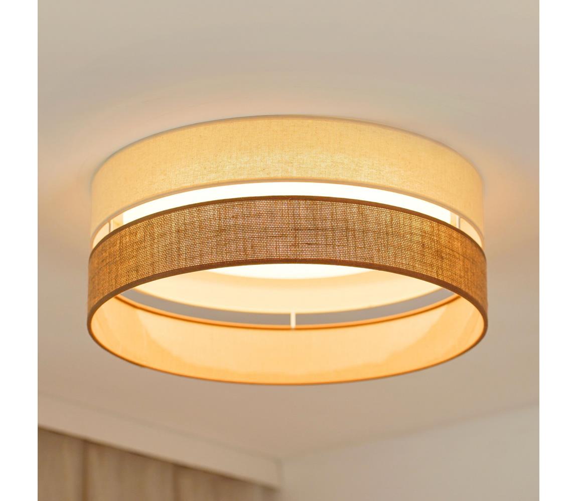 Brilagi - LED Plafon ROYAL YUTE LED/24W/230V śr. 45 cm beżowy/kremowy