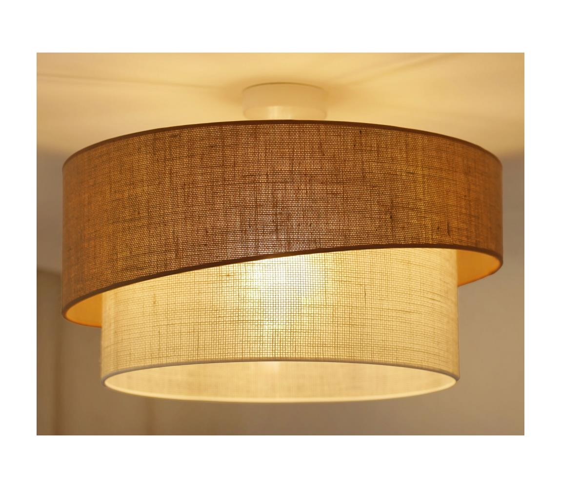 Brilagi - Żyrandol natynkowy SHINE 1xE27/15W/230V śr. 50 cm beżowy/kremowy
