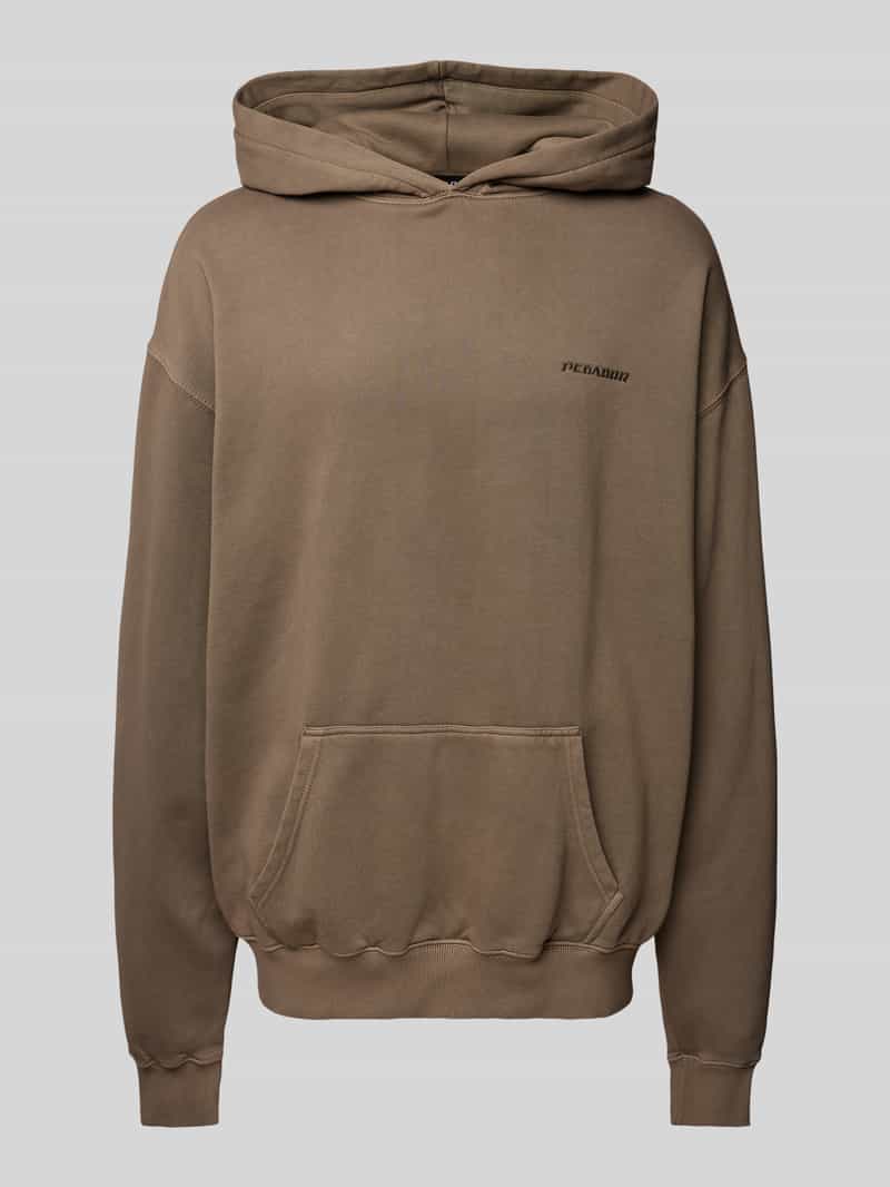 Bluza z kapturem o kroju oversized z wyhaftowanym logo