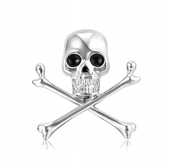 NOWA PRZYPINKA PLAKIETKA, BROSZKA, PIN - TRUPIA CZASZKA, KOŚCIOTRUP, CZACHA