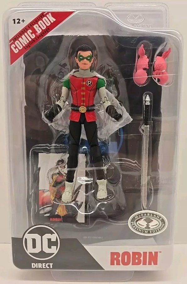 Robin (Batman: Reborn) 7in Figure z Komiksem (Page Punchers)
