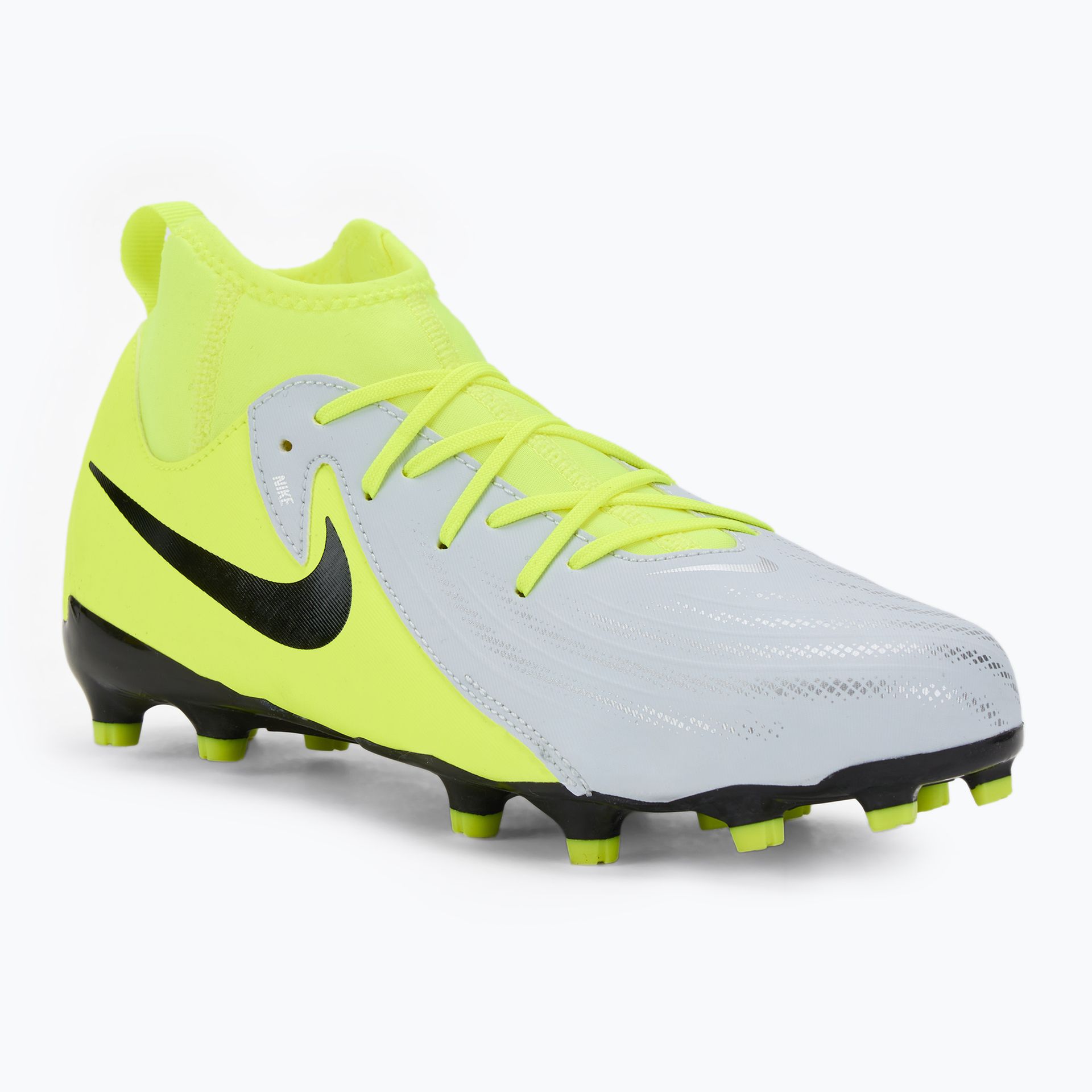 Buty piłkarskie dziecięce Nike Phantom Luna 2 Academy FG/MG metallic silver/volt/black WYSYŁKA W 24H 30 DNI NA ZWROT
