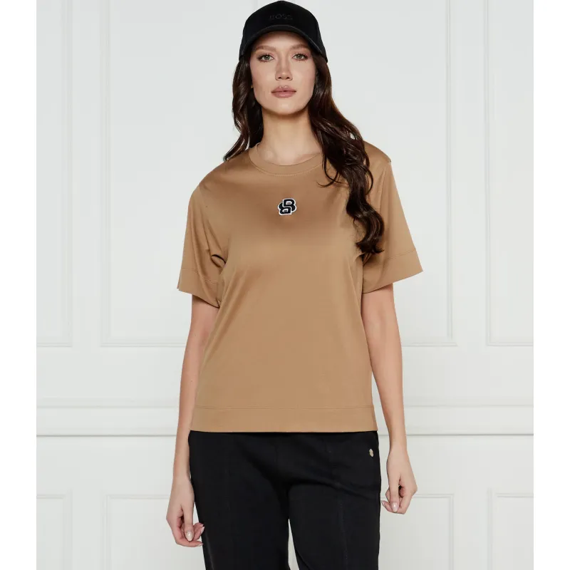 BOSS BLACK T-shirt Elpha_placed1 Regular Fit
