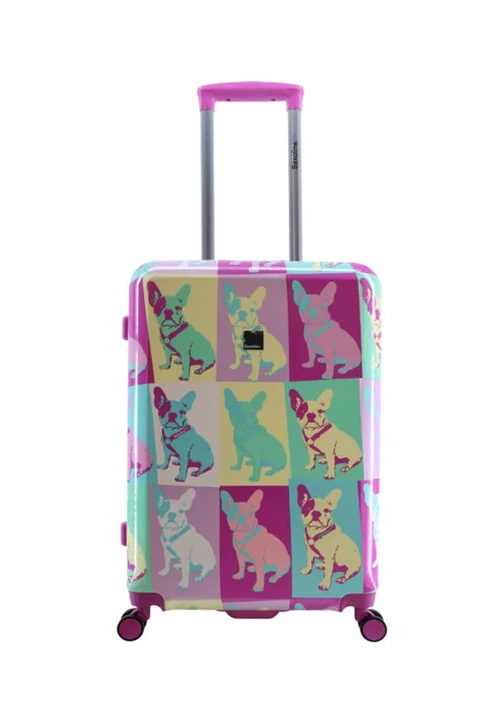 Walizka średnia SAXOLINE BULLDOG COLOR 4koła 66l