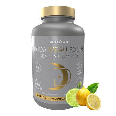 Żelki ACTIVLAB Doda D'Eau Beauty Gummies Cytrynowo-limonkowy (60 żelek)