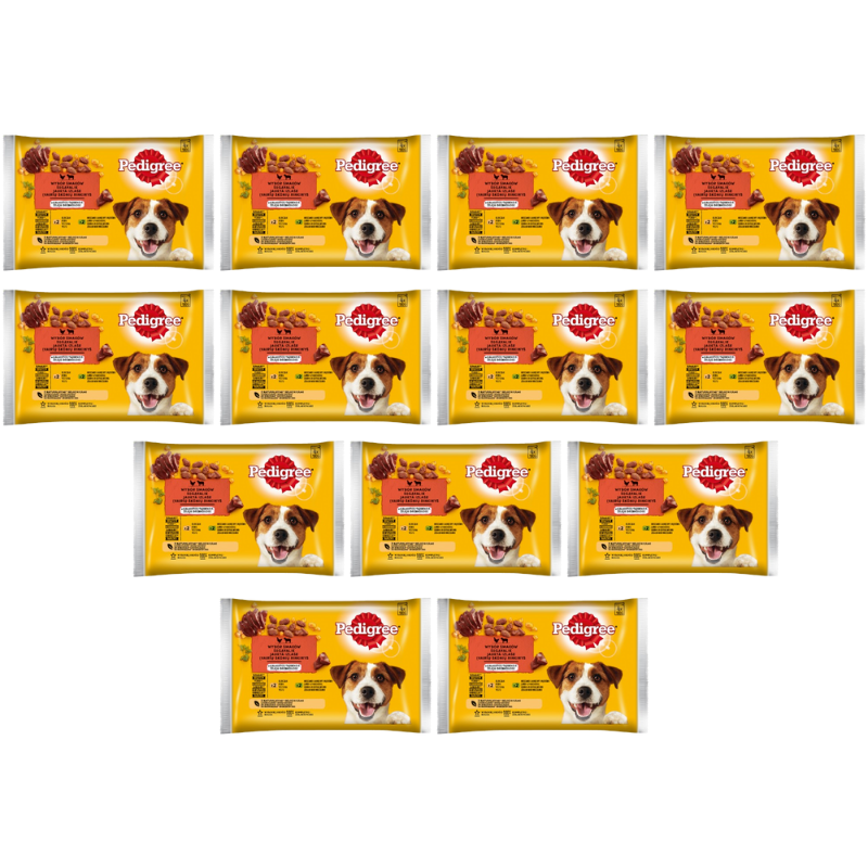 Pedigree Vital Protection Jagnięcina i Kurczak w Galaretce 13x(4x100g)