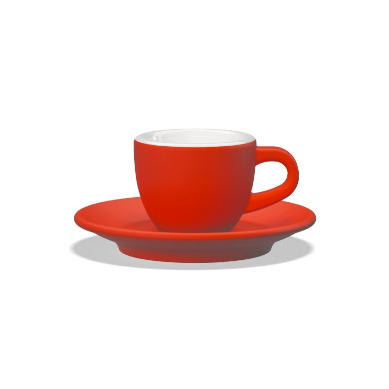 Filiżanka do espresso Club House Tulipano 70ml - Czerwona