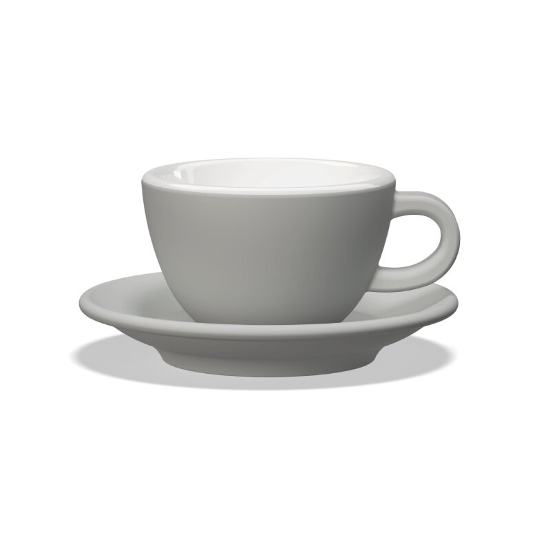 Filiżanka do cappuccino Club House Tulipano 210ml - Szary mat