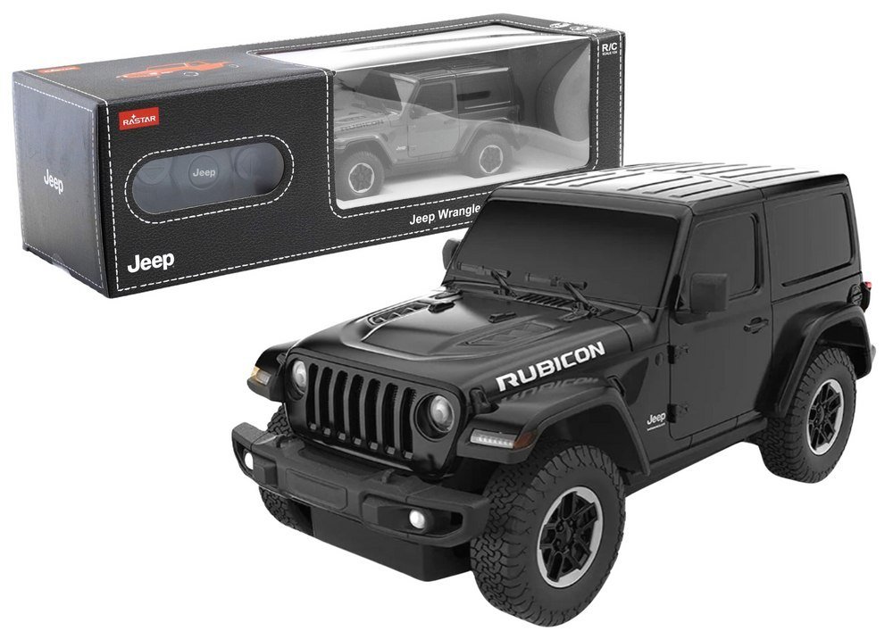 Auto R/C 1:24 Zdalnie Sterowany Jeep Wrangler Jl Rubicon Czarny