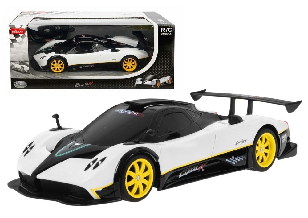 Auto Rc Sportowy Model Zdalnie Sterowany Pagani Zonda Białe 1:14