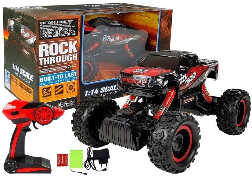 Auto Terenowe Rc 1;14 Czerwony