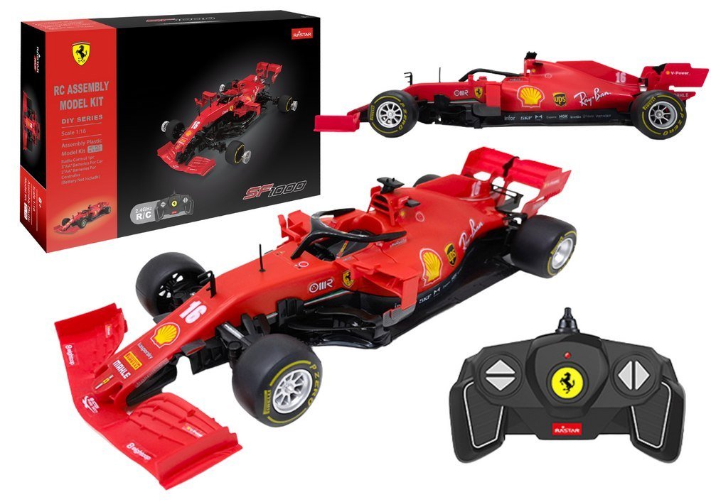Klocki Konstrukcyjne Auto Rc Rastar 1:16 Ferrari Sf1000 Bolid Czerwony