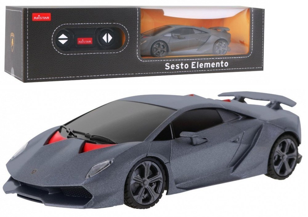 Auto Sportowe Rc 1:24 Zdalnie Sterowane Lamborghini Sesto Elemento Szare
