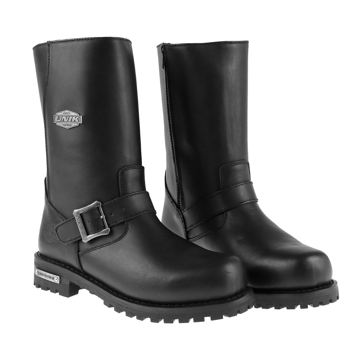 buty motocyklowe UNIK (10001 BLACK)-40