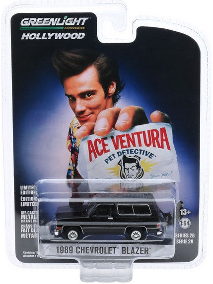 MODEL Ace Ventura – 1989 Chevrolet Blazer GreenLight 1:64 PREZENT, HIT